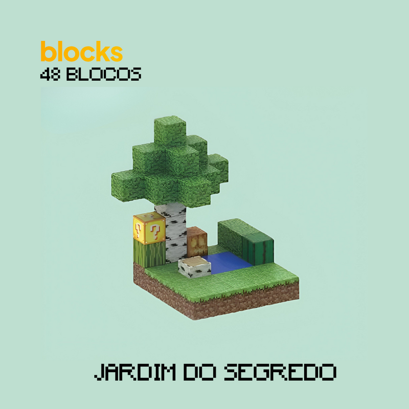 Jardim do Segredo Minecraft® (48 Blocos)