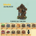 Blocos Magnéticos Minecraft® - Vários Modelos