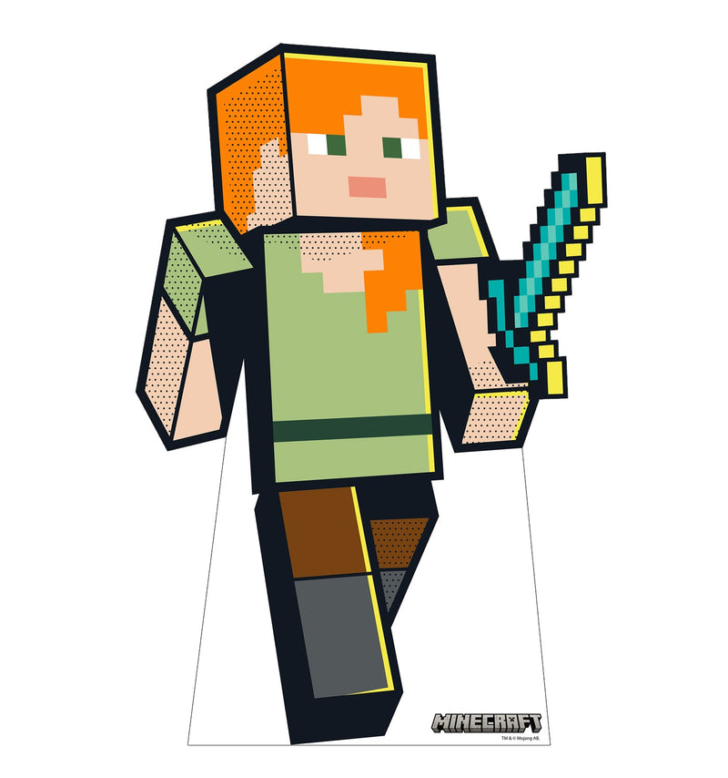 Minecraft Alex Cardboard Cutout Standee