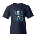 Minecraft Acid Sketch Wither Skeleton Kids Short Sleeve T-Shirt