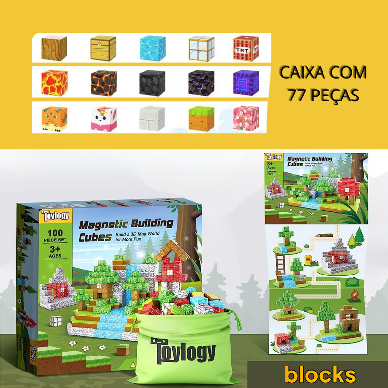 Flor de Cerejeira Minecraft® - 77 e 128 Peças